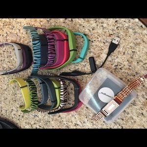 Fitbit Flex with lots of bands